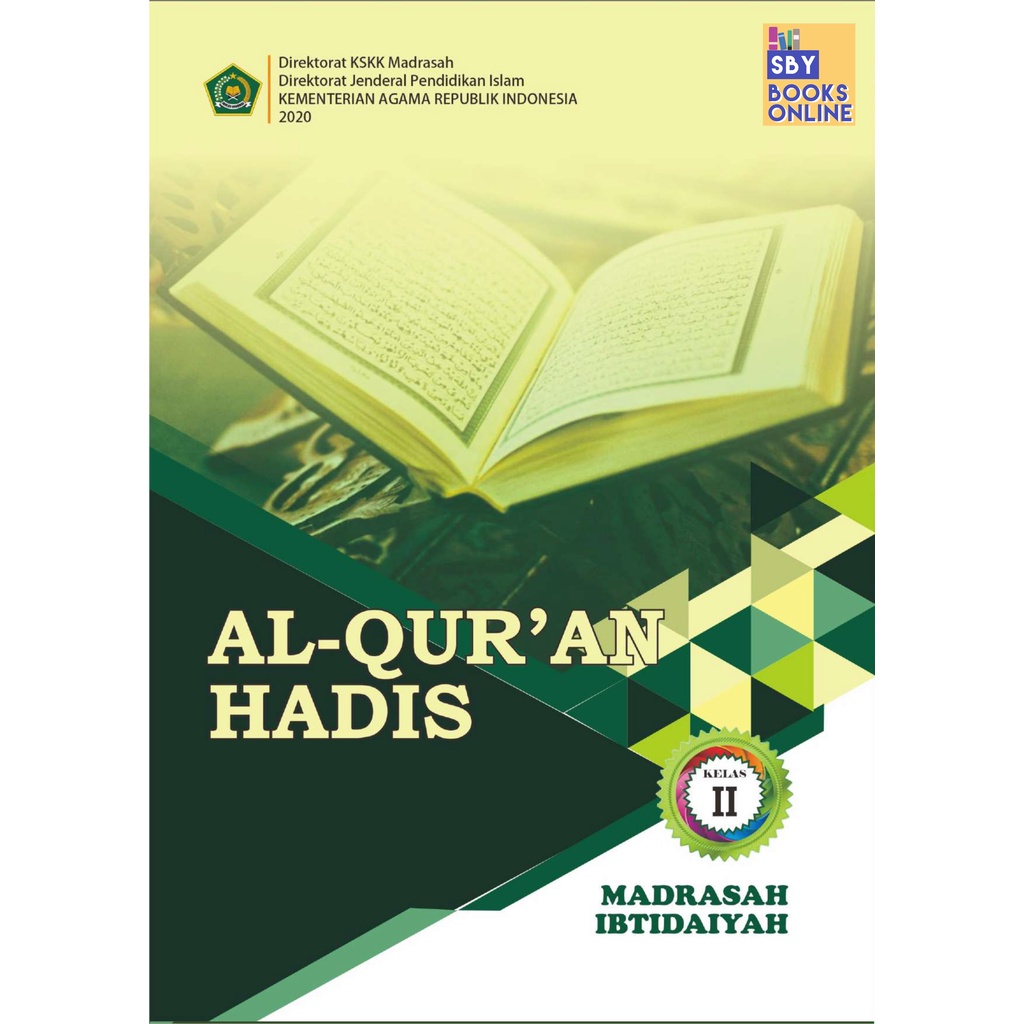 Buku Siswa Al Quran Hadis Kelas 2 Madrasah Ibtidaiyah SD MI Edisi Revisi Terbaru KEMENAG - PROMO BUK
