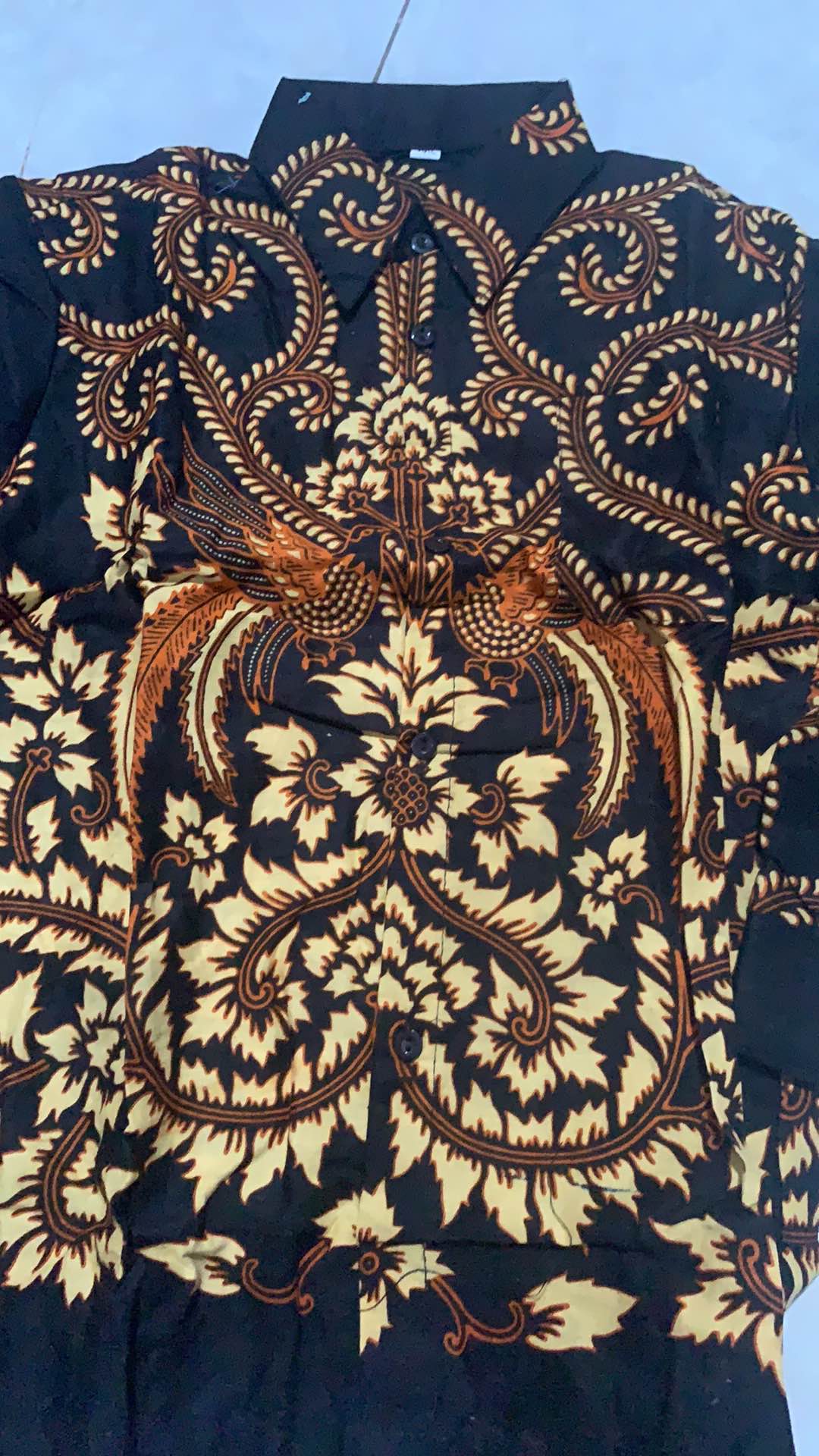 Batik Couple Keluarga Sania Ruffle Ori Ndoro Jowi Dnt Motif Pare Ngadek