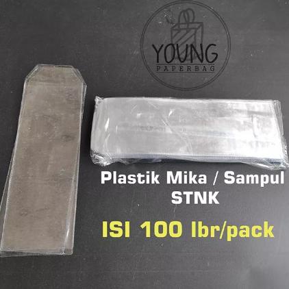 

[Y-UAO ➸] Plastik STNK PVC / Sampul PVC Cover STNK uk. 8,5 x 23 ISI 100 pcs-berkualitas