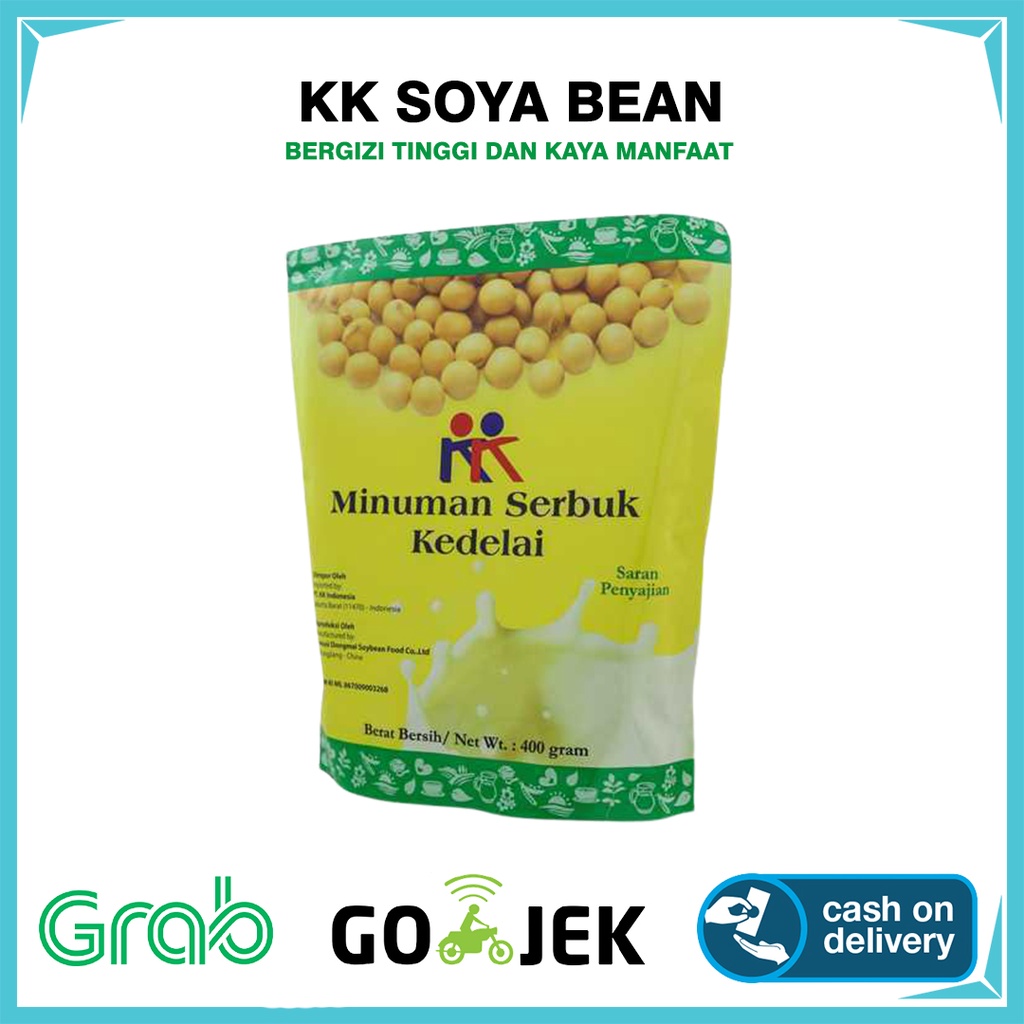 

Susu Kedelai KK Soya Bean Minuman Serbuk Kedelai Tinggi Protein Bebas Kolestrol Original KK Indonesia