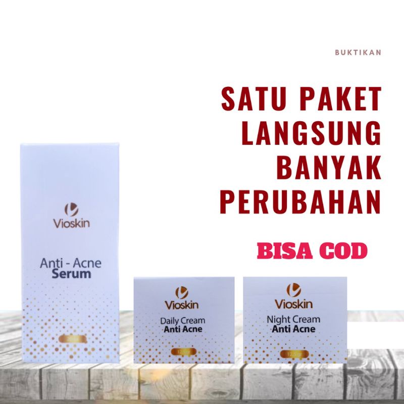 0PAKET VIOSKIN ANTI ACNE Cepat Sekali Menghilangkan jerawat membandel Jerawat
