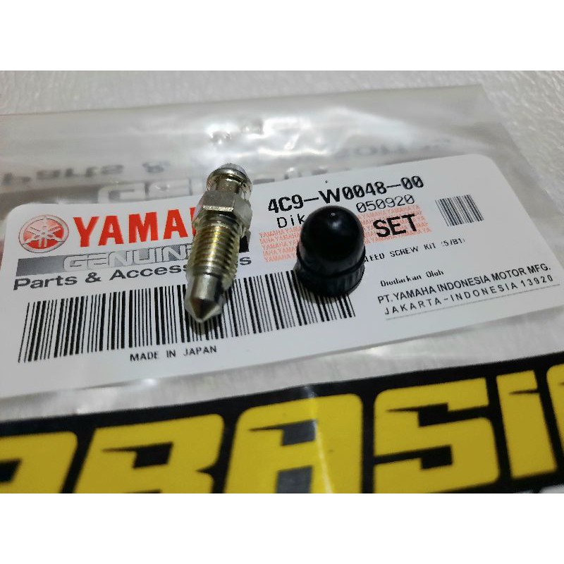 BAUT NEPEL PEMBUANGAN ANGIN KALIPER CAKRAM RX KING F1ZR ORIGINAL