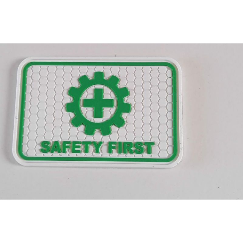 Patch Rubber Emblem Logo k3 Safety First