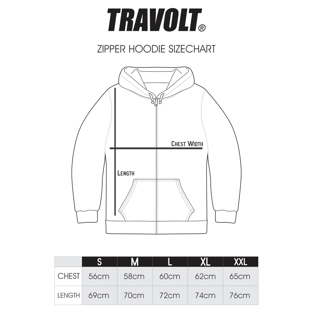 Hoodie Zipper - Tigerwings - Misty - Abu - Sweater Resleting - Travolt