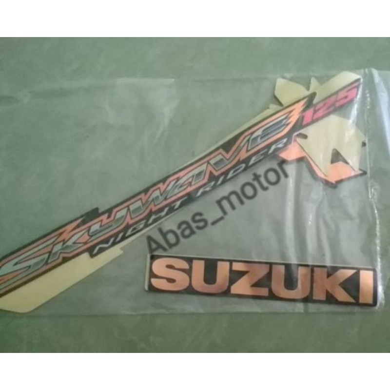 Striping Stiker Suzuki Skywave 125 NR