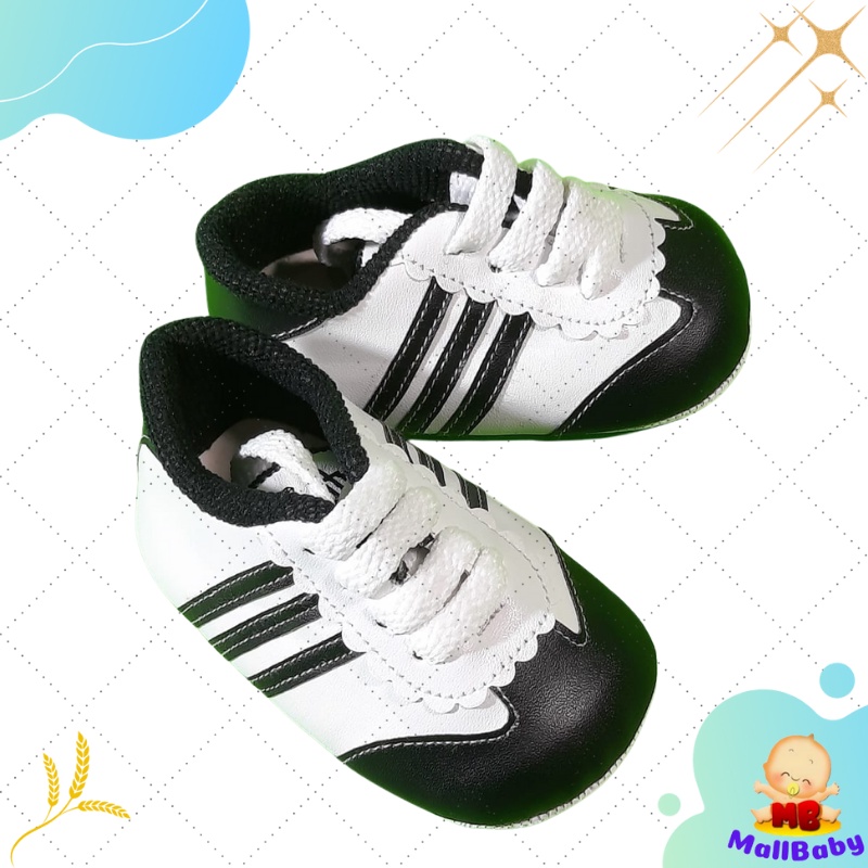 Sepatu Bayi Prewalker Laki Laki 0 3 6 9 12 Bulan Anti Slip Murah 1 Tahun Lokal Banyak Pilihan