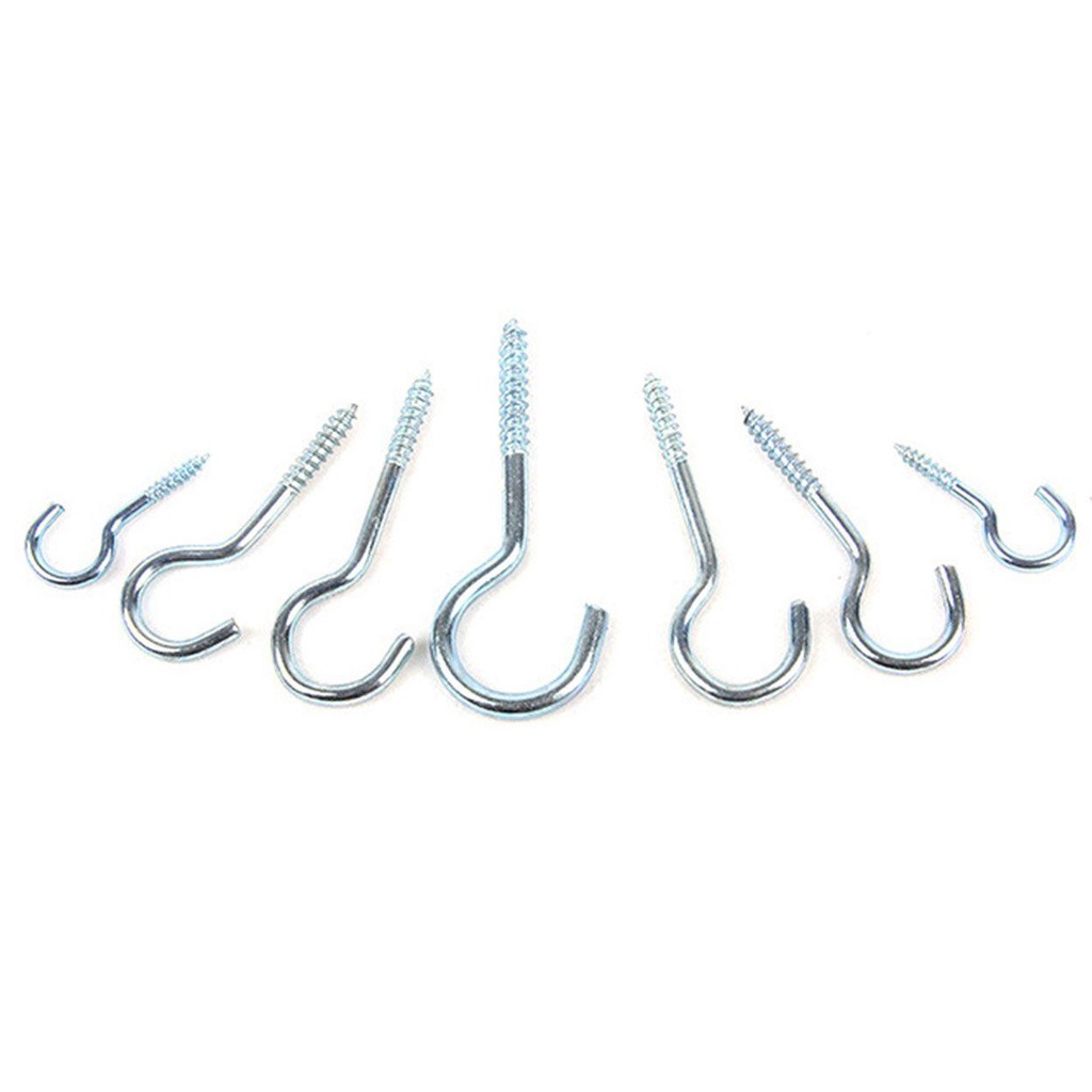 Lanfy Pengait Tanda Tanya Kualitas Heavy Duty Galvanis Stainless Steel Selftapping Sheep Eye Hook