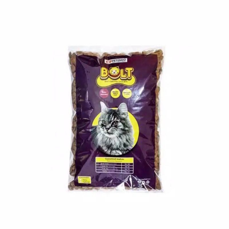 Bolt Salmon pakan kucing dry food 1kg