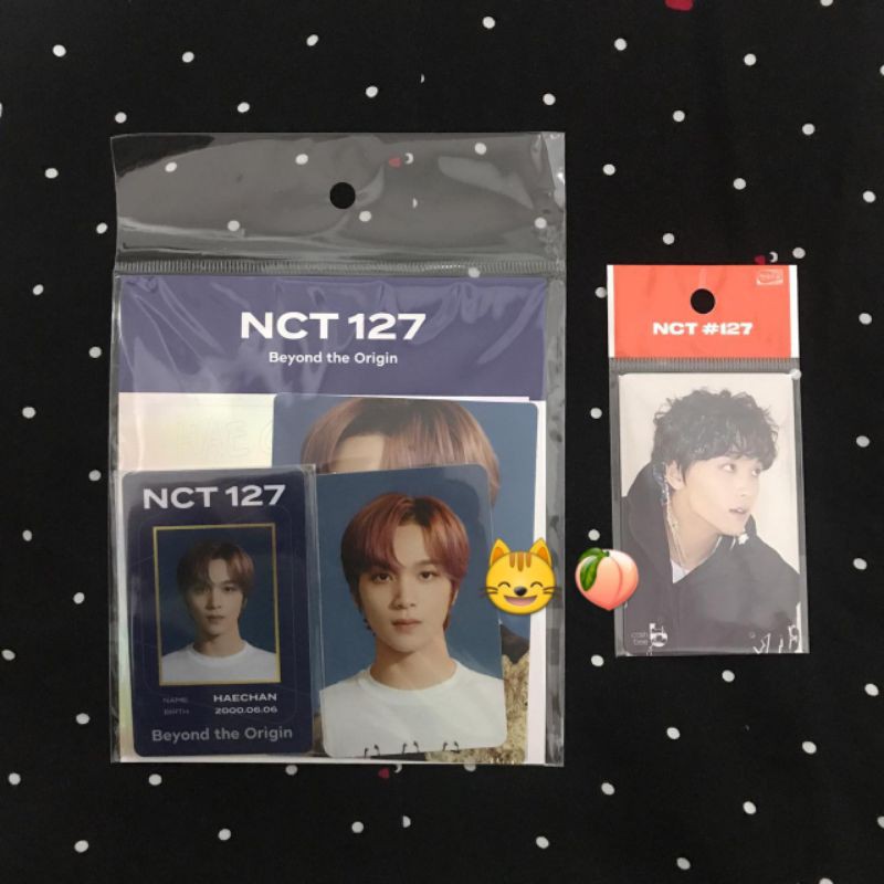 HAECHAN BUNDLE NCT 127 ID CARD + DECO STICKER SET BEYOND LIVE & CASHBEE NEOZONE