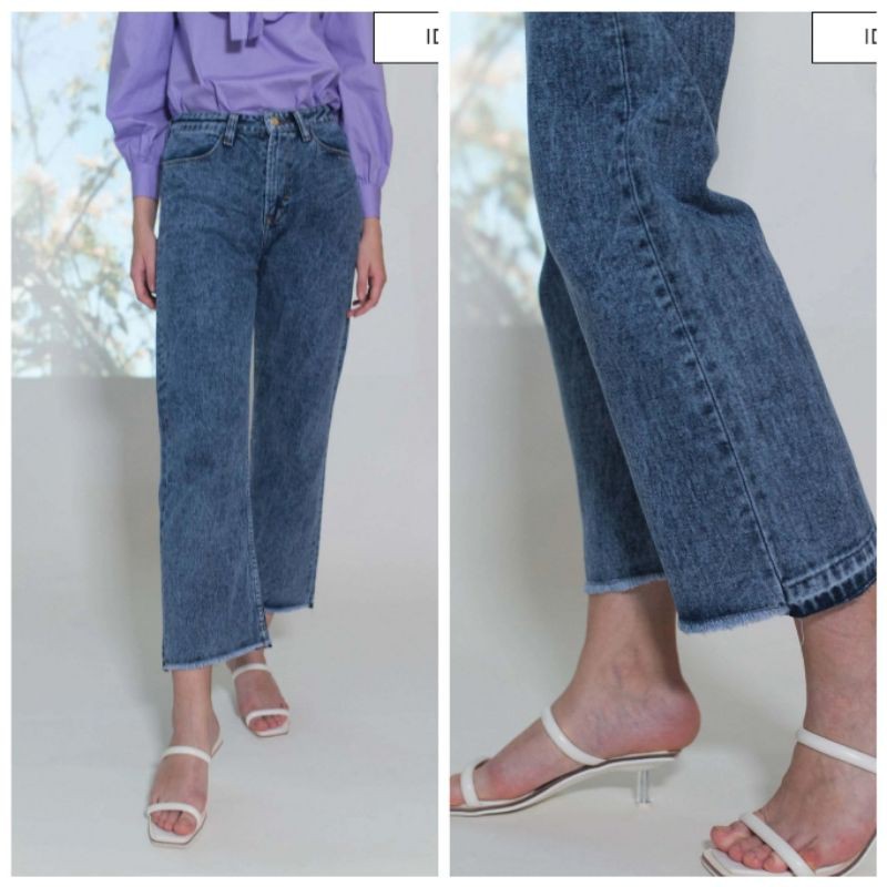 NIXA DENIM NAVY || ALEZA LABEL