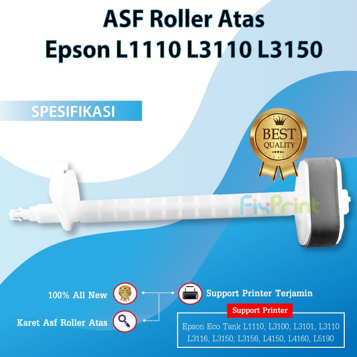 Jual ASF ROLLER Penarik Kertas Atas Bawah New Epson L1110 L1210 L1250