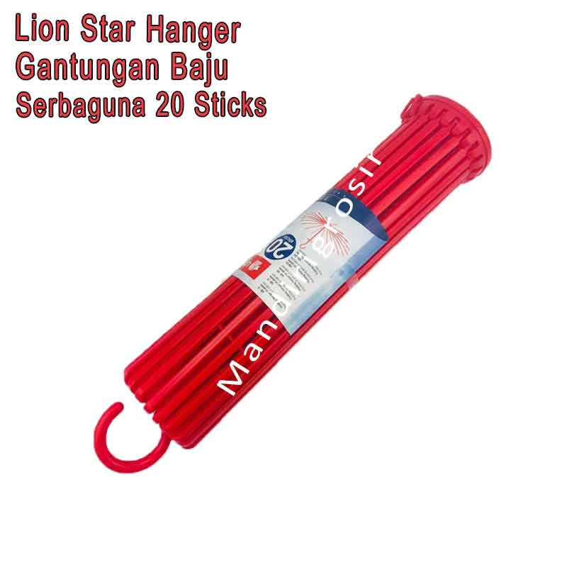 Hanger Collection *Lion Star * Gantungan Baju * Serbaguna 20 Sticks