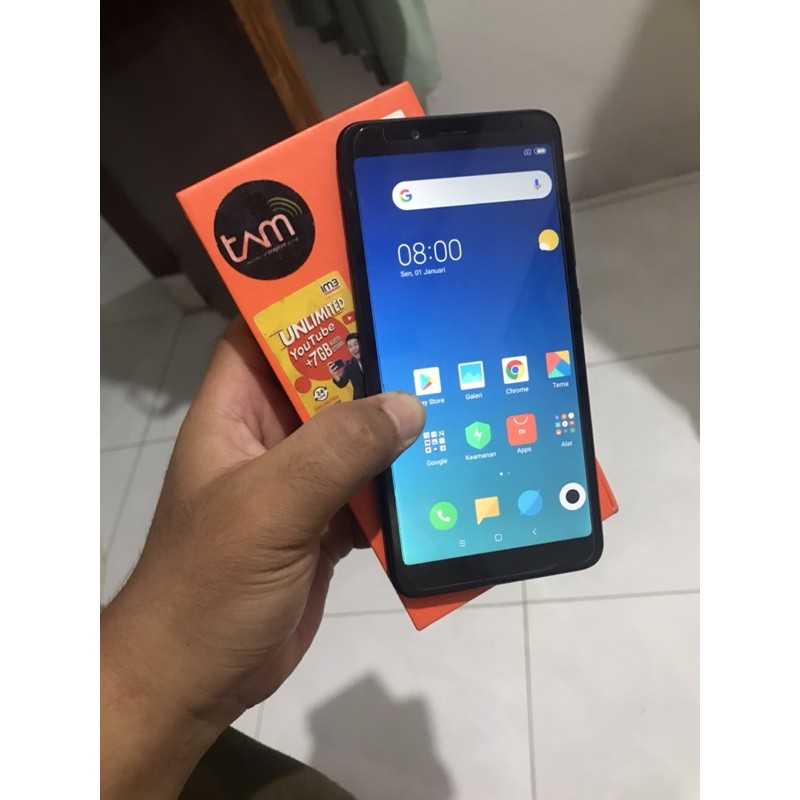 Jual HP Handphone Redmi 6A Ram 2/16gb Fullset HP Seken Second