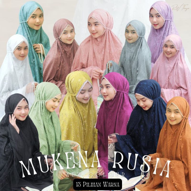Mukena Rusia Dalanova Original Dewasa Jumbo