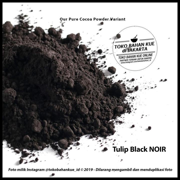 

Tulip Cocoa Powder Black Noir 500Gr Bubuk Cokelat Murni Hitam Gurih