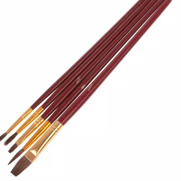 

[ 12.12 BIG SALE ]-042 Kuas Lukis Cat Air Akrilik Set 25 pcs Oil Paint Brush