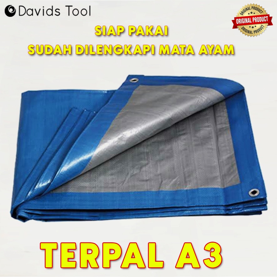 TERPAL A3 TEBAL ASLI BIRU