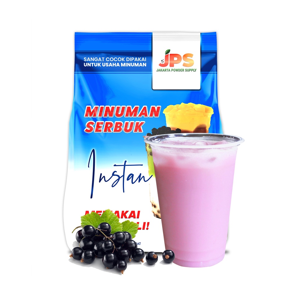 

JPS Blackcurrant Mix Serbuk Powder Bubuk Minuman 1 Kg