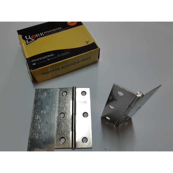 Engsel Kupu Mini Kecil 3" STAINLESS Pintu Lemari Kayu Kotak Box Peti