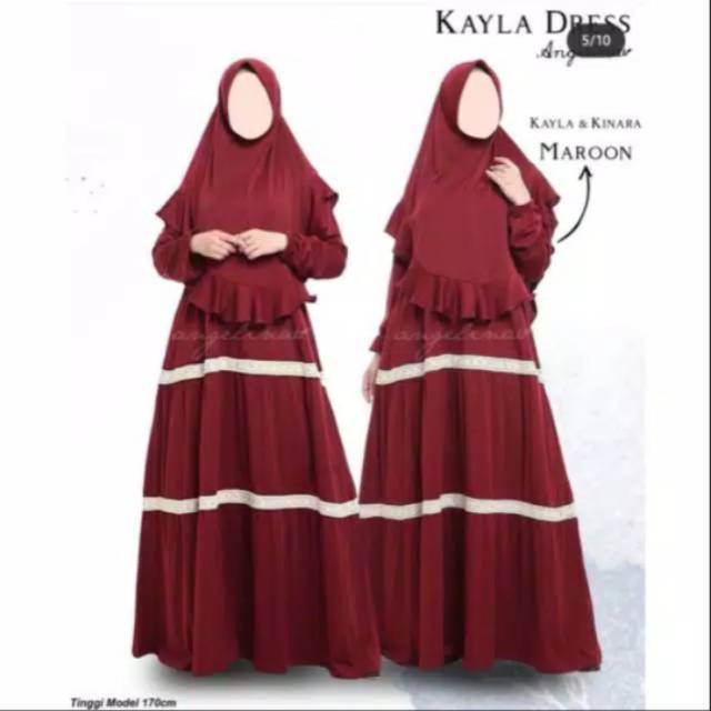 atelier angelina - kayla dress & Kinara khimar