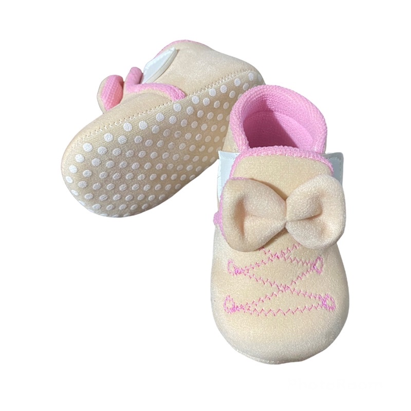 sepatu prewalker bayi perempuan 0 12 bulan / sepatu prewalker bayi perempuan / sepatu baby prewalker / sepatu bayi prewalker Bordir pita