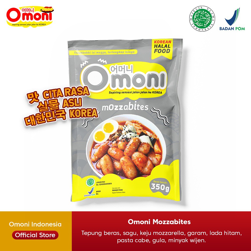 

MOZZABITES BY OMONI KOREAN HALAL FOOD 350g