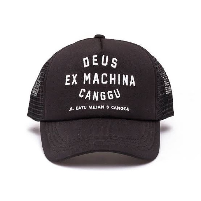 topi trucker deus canggu black