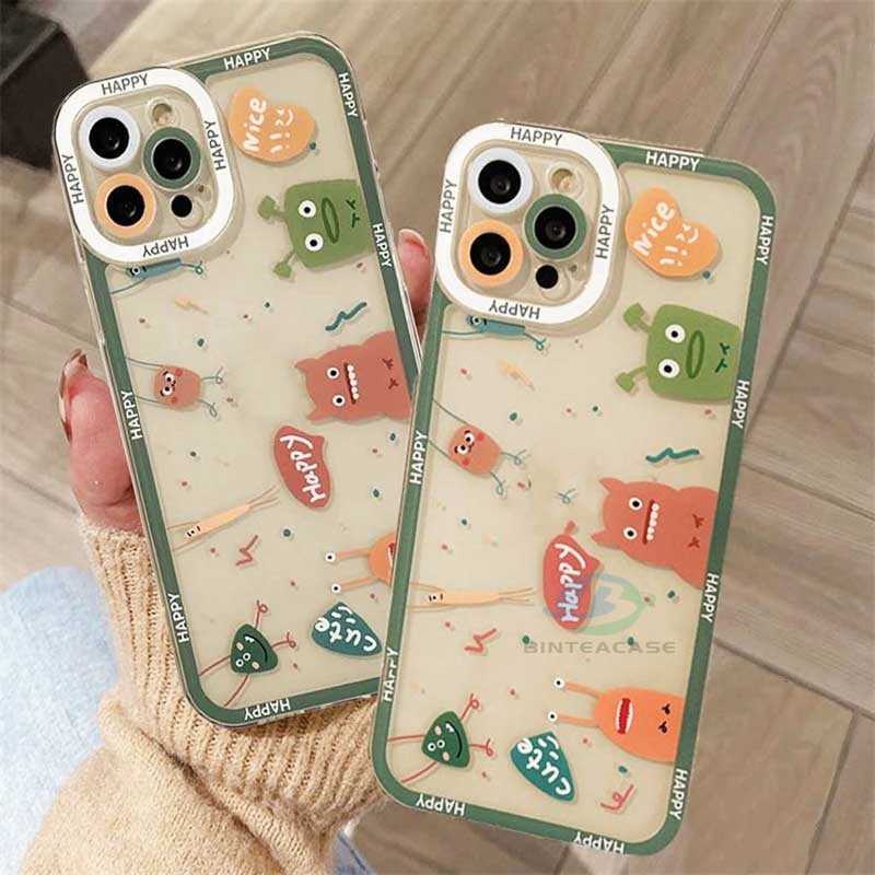 Soft Case Silikon Motif Little Monster Untuk IPhone 14 14 Pro MAX 11 Pro 11 Pro MAX 12 12 Pro 12 Pro MAX IPhone 13 Pro MAX X XR XS MAX 6 6S 7 8 Plus SE 2020 Hostr HOSTR