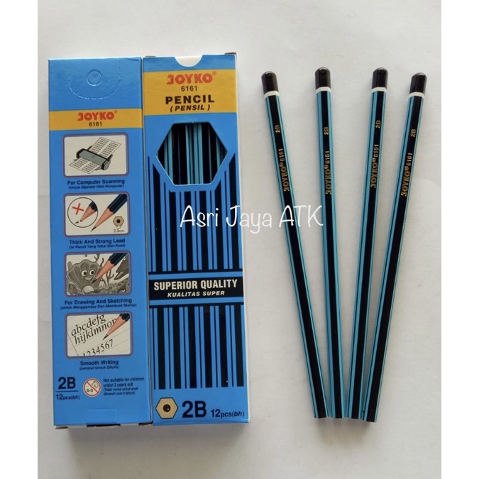 

Pensil Joyko 6161 / Pensil 2B (12pcs)
