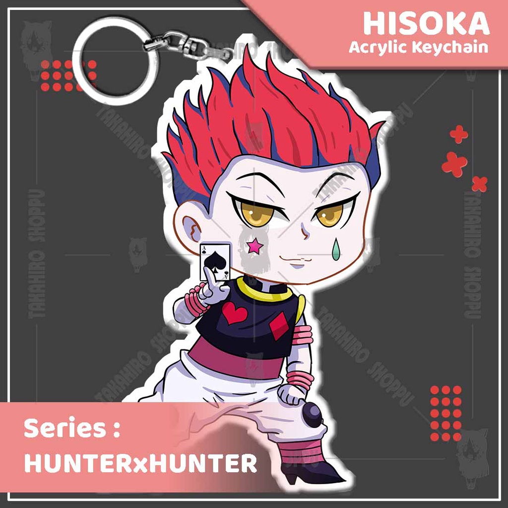 Gantungan Kunci / Keychain Akrilik Anime Hunter X Hunter HISOKA