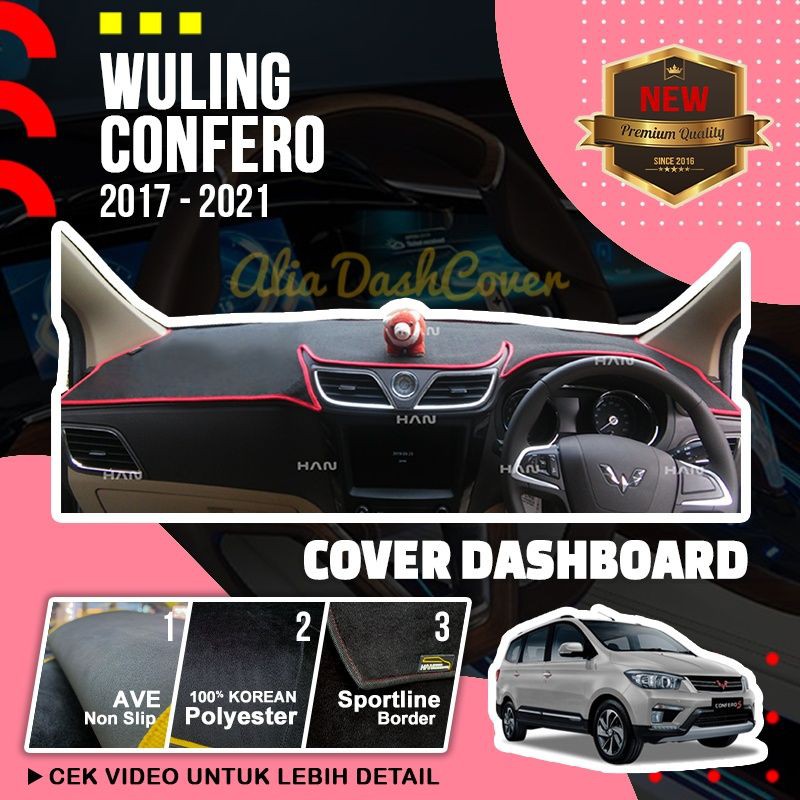 COVER DASHBOARD WULING CONFERO S KARPET DASHBOARD MURAH AKSESORIS INTERIOR MOBIL