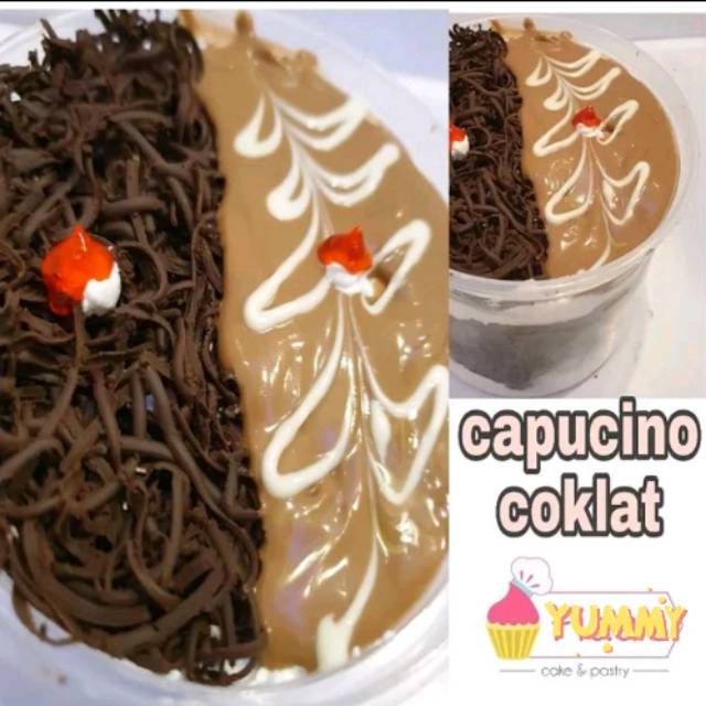 

Cake Lumer Cup cappucino coklat