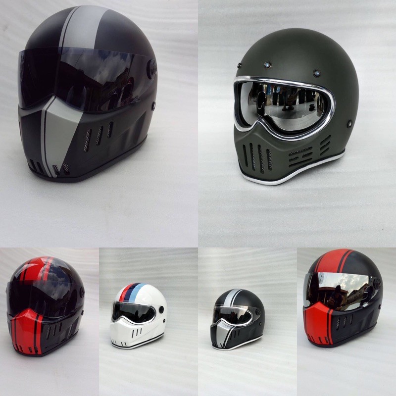 Helm CUSTOM caferacer, moge, cooper, japstyle , bomber