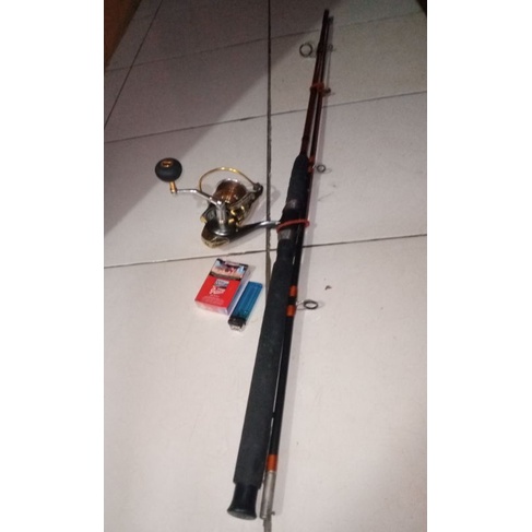 joran versus dan reel golden fish murah satu set