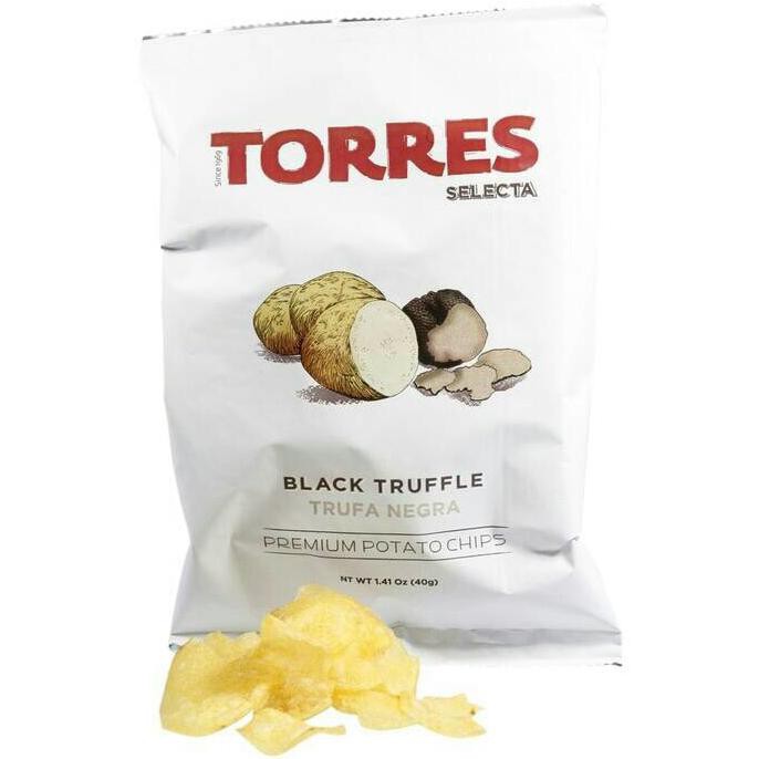 

Hot Promo!! Torres Potato Chips Black Truffle Snack Cemilan Kentang Import RARE!!!