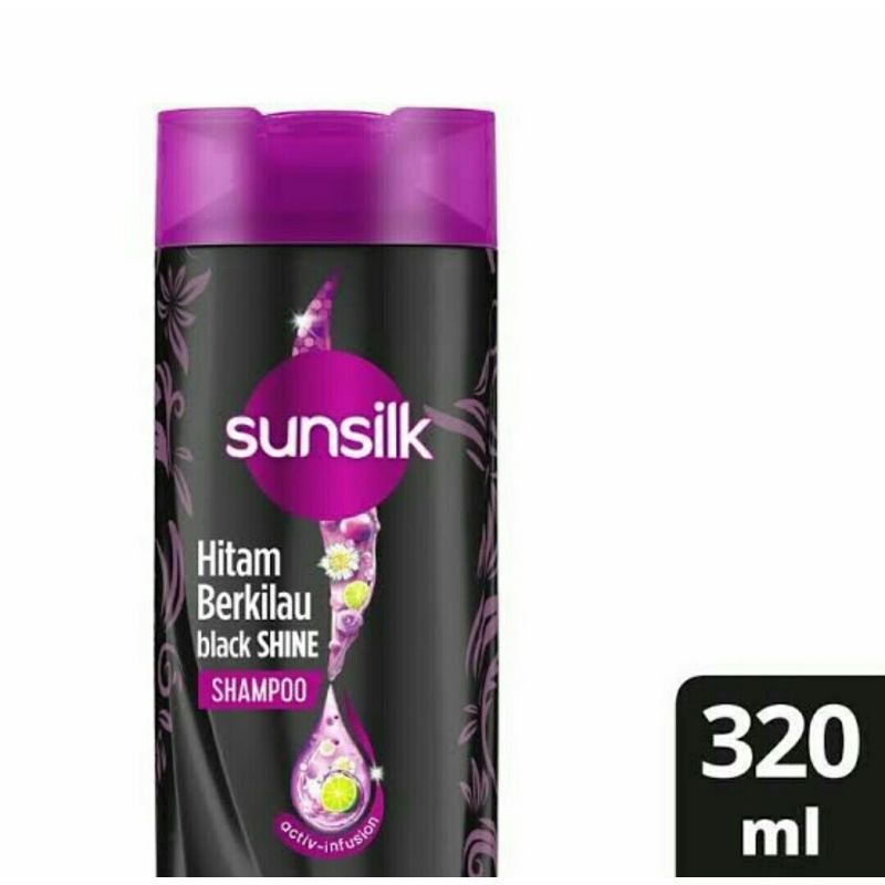 Shampoo Sunsilk 340ml / 320ml Soft and Smooth / Black Shine 340ml