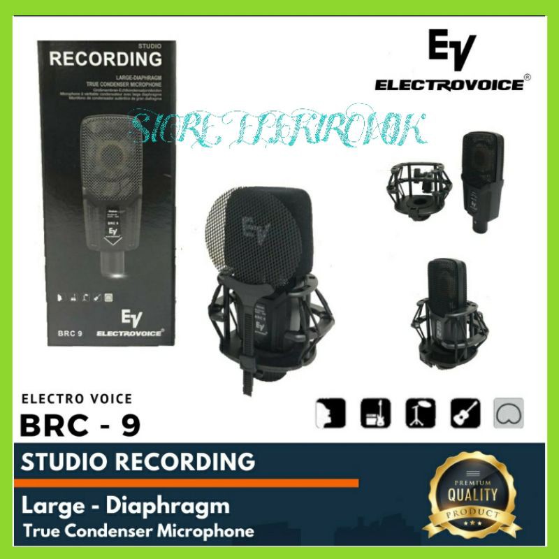 Mic Recording Podcast Electro Voice BRC-9 Mic Original ELECTROVOICE
