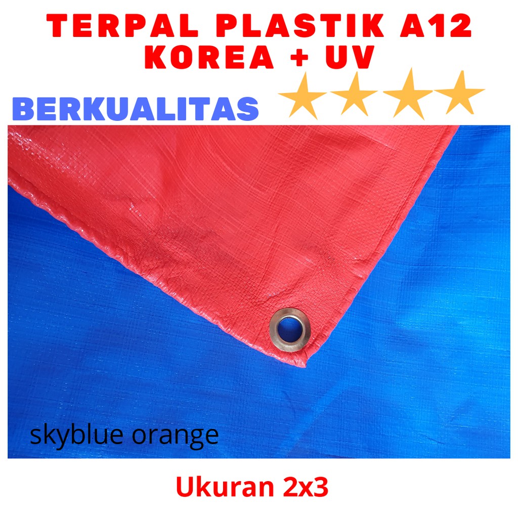  terpal  plastik a12 korea  ukuran 2x3 HARGA GROSIR Shopee 