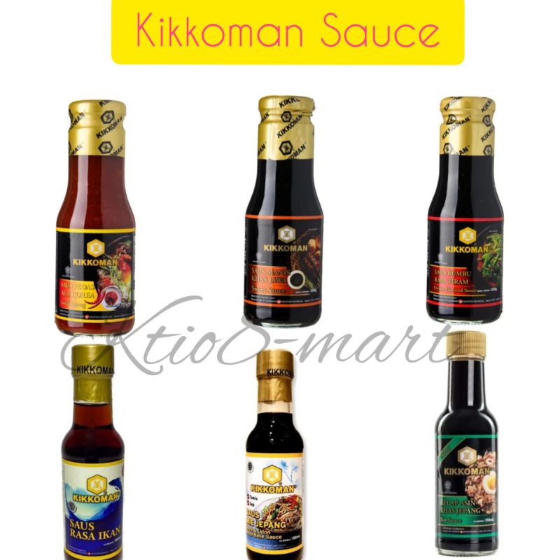 

Kikkoman Sauce Kikkoman/ Sweet Soy Sauce/ Oyster/ Fish Sauce/ Base Sauce/ Soy Sauce