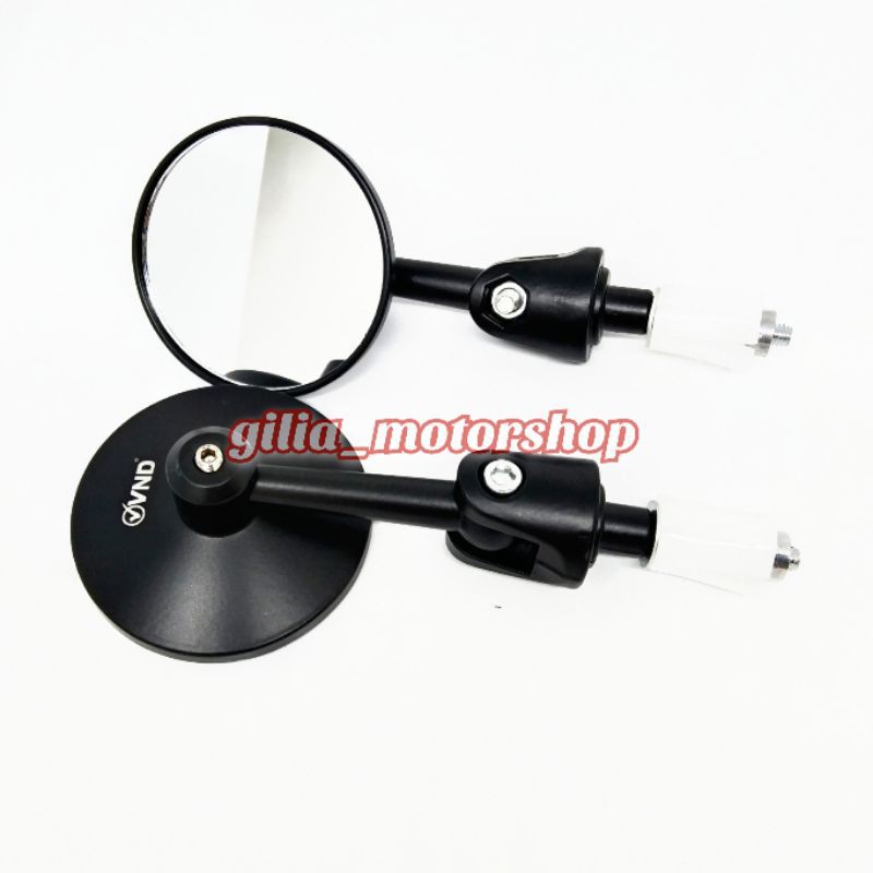 spion Jalu bulat vnd kaca bening  bar end spion Jalu bulat universal