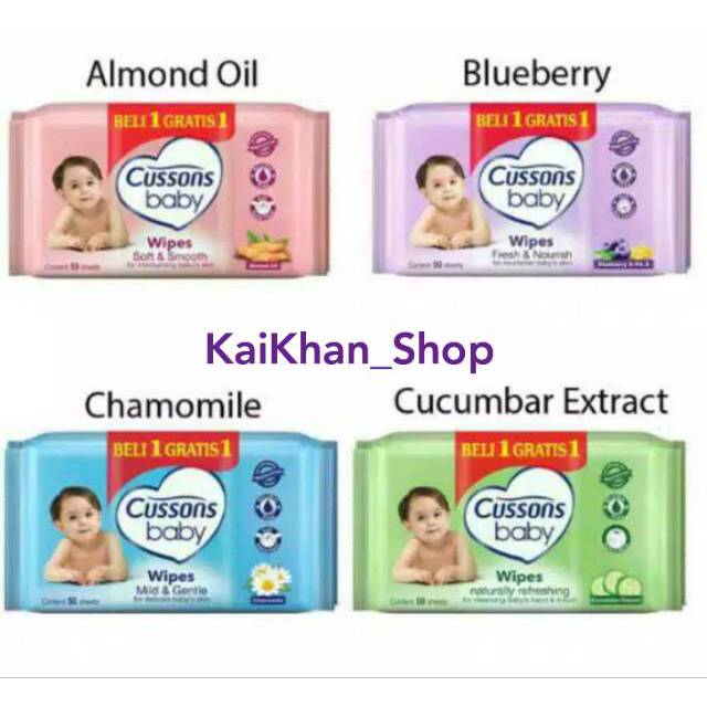 Cussons Baby Wipes Tissue Basah Buy 1 Get 1