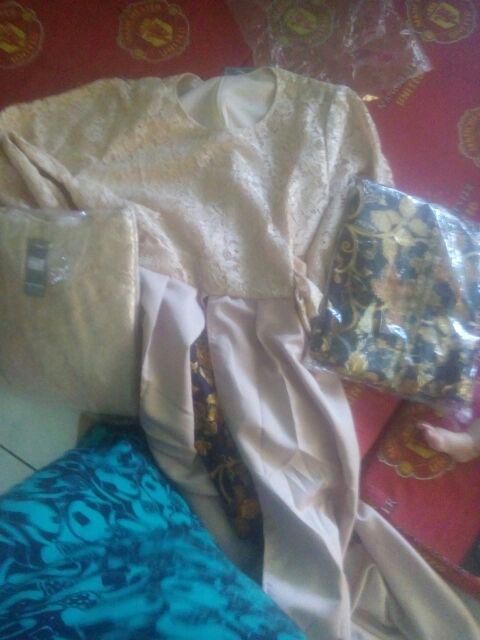 Couple Batik Kebaya Brukat Cp Sarwendah / Jumbo Xl