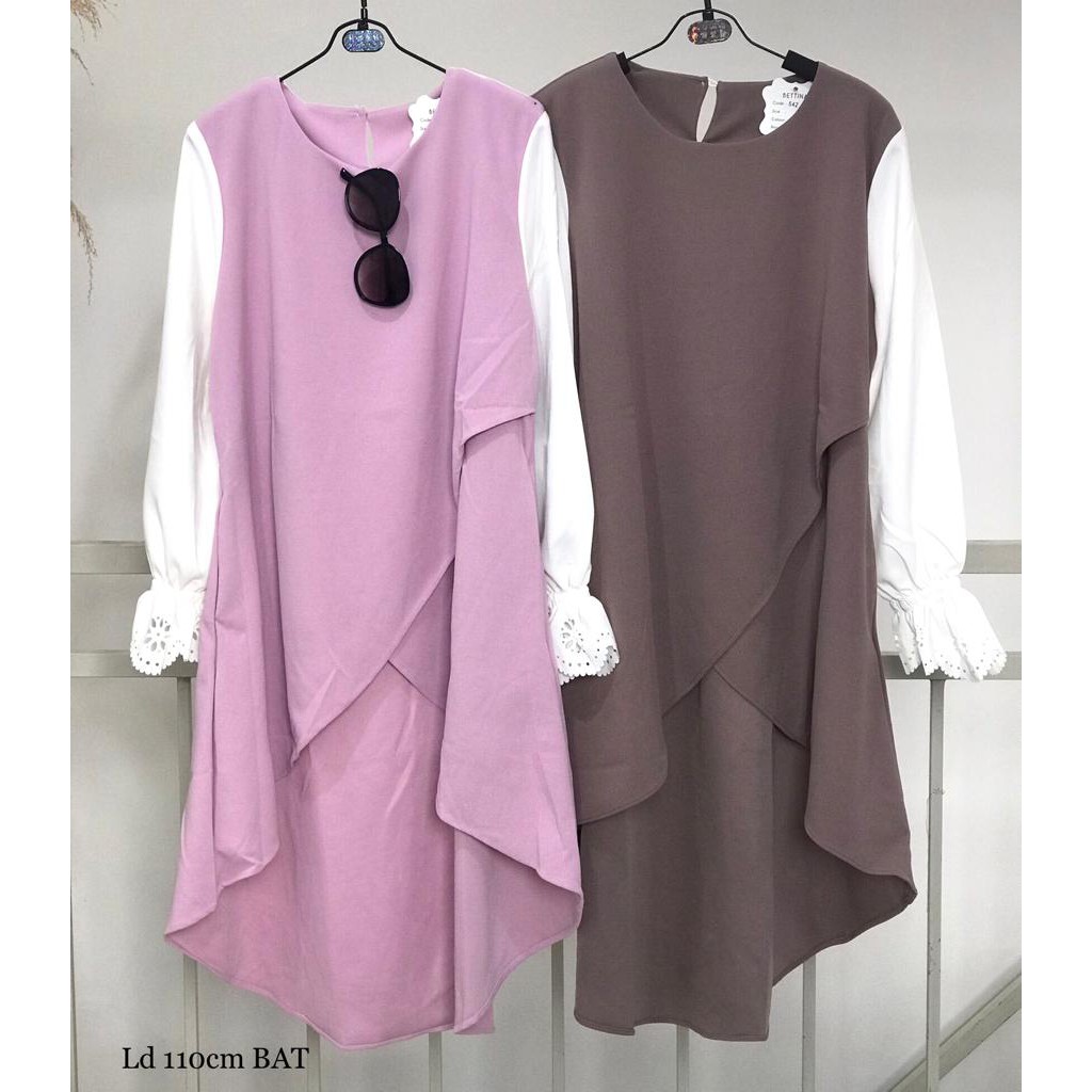 LONG TUNIK POLOS BAT IMPORT