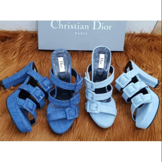 HEELS JEANS DENIM C.DIOR10CM FASHION IMPORT
