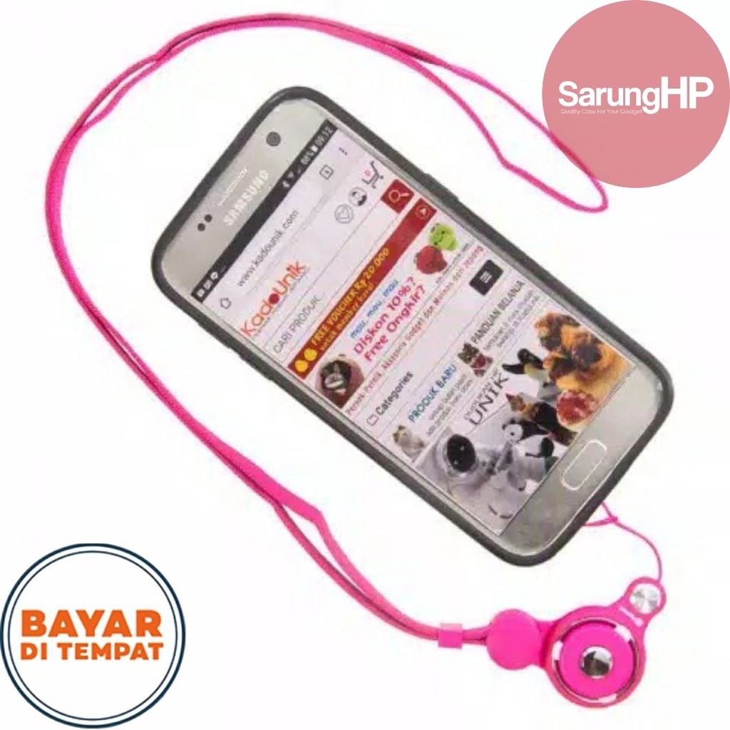 Gantungan Kalung Tali Leher Neck Strap Handphone HP Name Tag