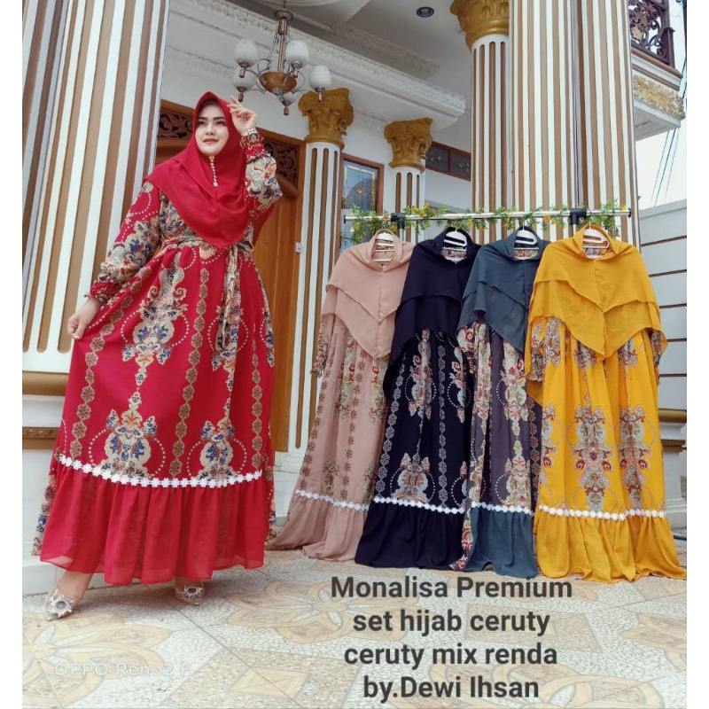 Gamis Syar'i Sultan Bali Set Hijab