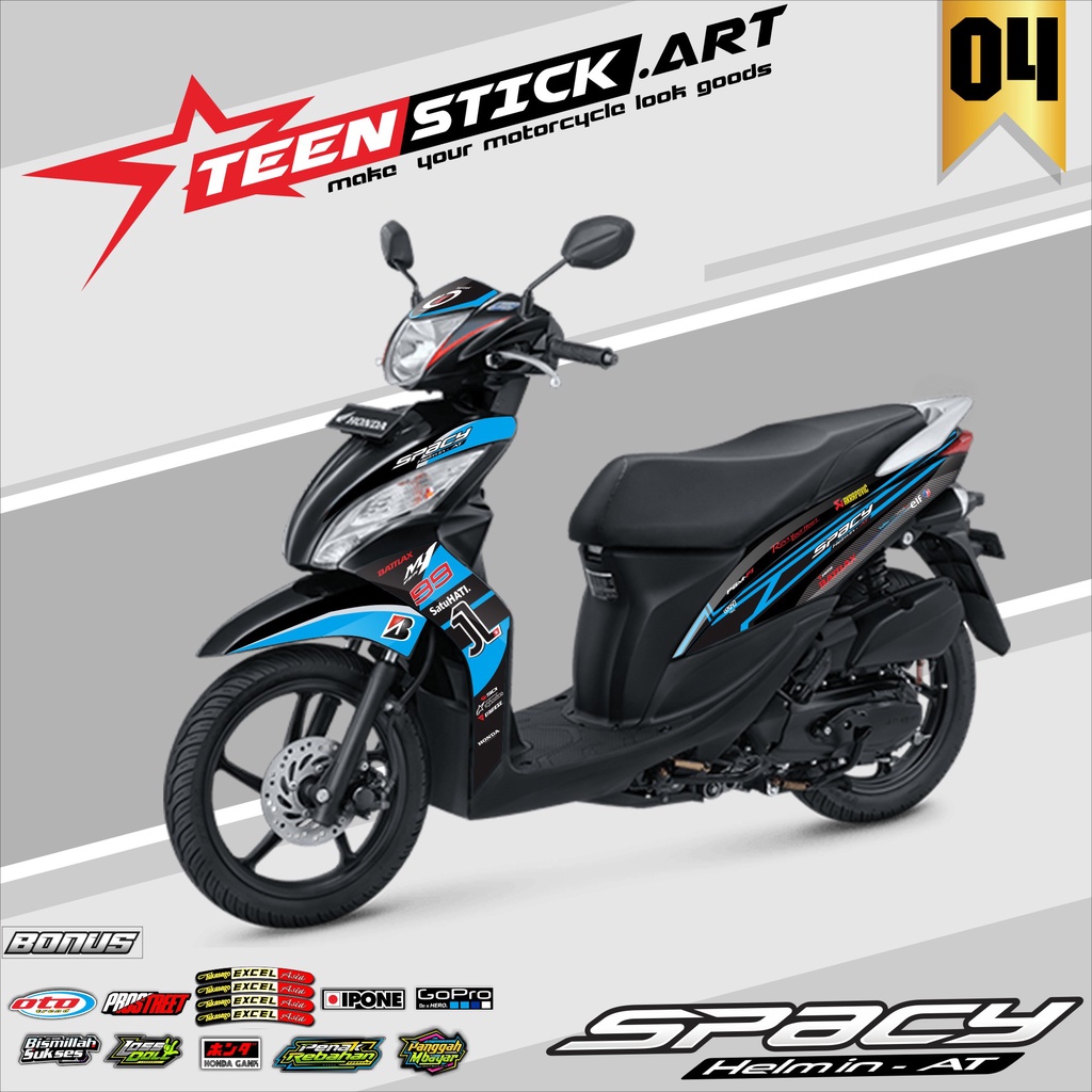 STRIPING SPACY 2011-2018 - STRIPING HOLOGRAM HONDA SPACY 2011-2018 RACING