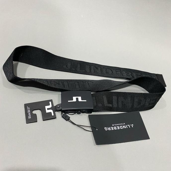 TERBARU J.Lindeberg Golf Bernt Belt Black