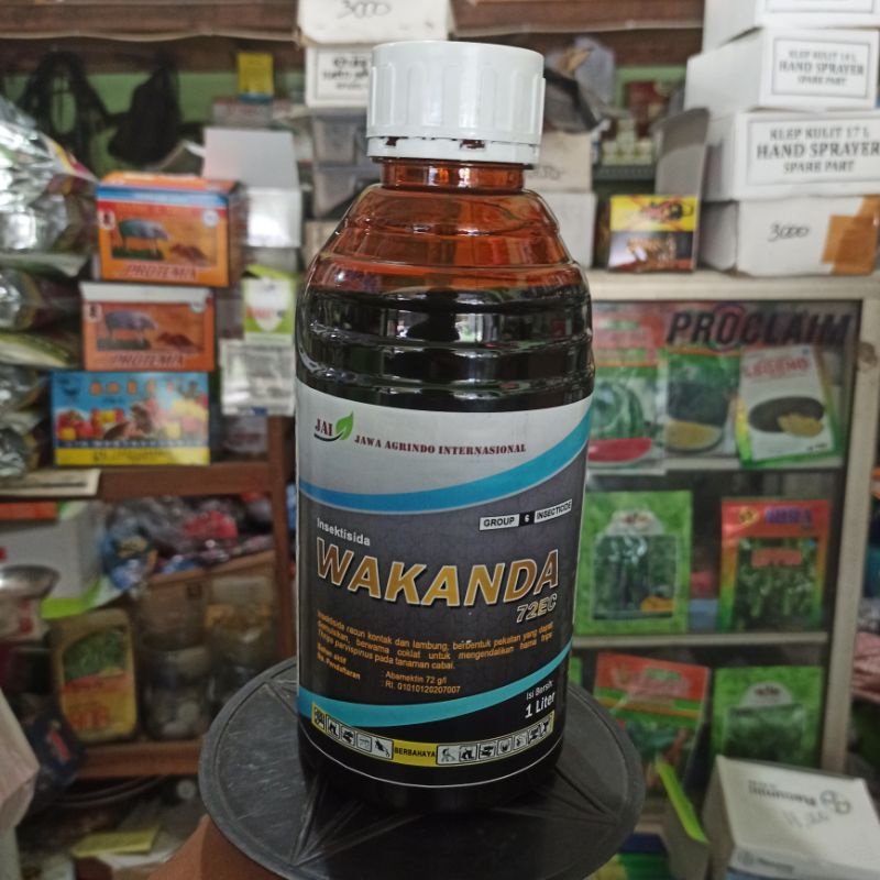 INSEKTISIDA WAKANDA 72 EC 1 LITER ABAMEKTIN 72 G/L PENGENDALI THRIPS FREE KAOS