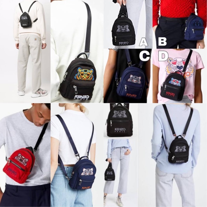 READY KENZO MINI BACKPACK / TAS RANSEL / TAS SLEMPANG / TAS IMPORT / TAS MULTIFUNGSI / TAS TIGER / T